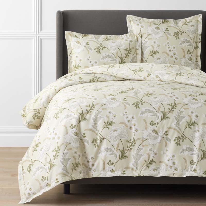 Tranquil Blossom Premium Smooth Wrinkle-Free Sateen Duvet Cover