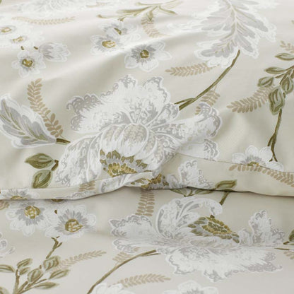 Tranquil Blossom Premium Smooth Wrinkle-Free Sateen Pillowcase Set