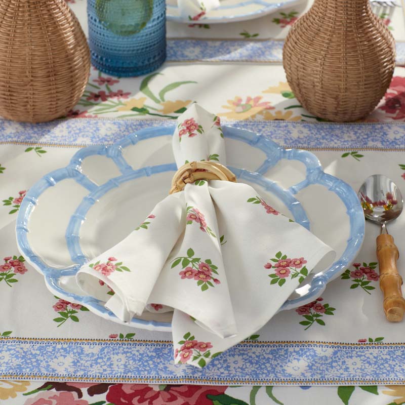 Garden Floral Cotton Napkins, Set of 4