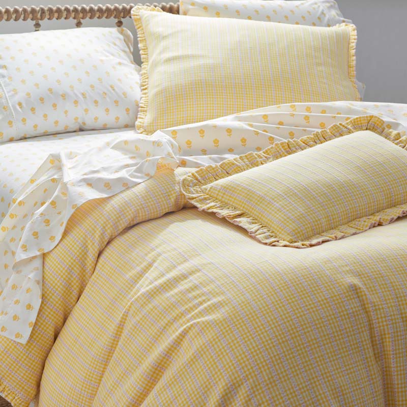 Classic Plaids Yarn-Dyed Cotton Decorative Lumbar Pillow Cover
