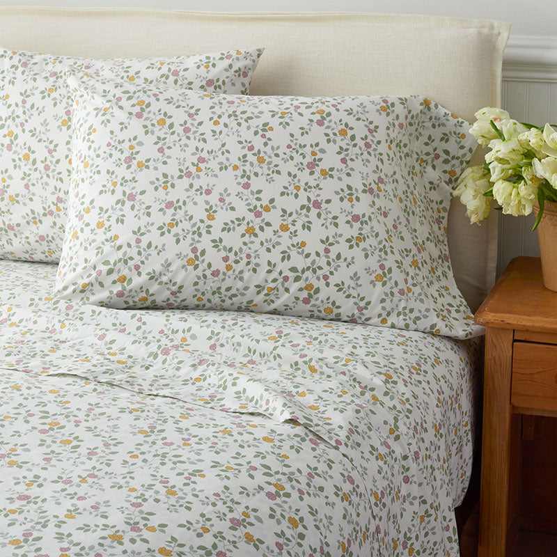 Lucenda Classic Cool Cotton Percale Bed Sheet Set