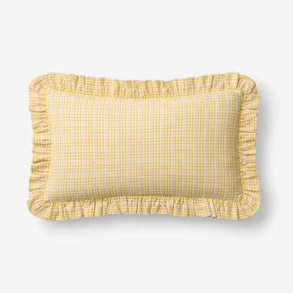 Classic Plaids Yarn-Dyed Cotton Decorative Lumbar Pillow Cover