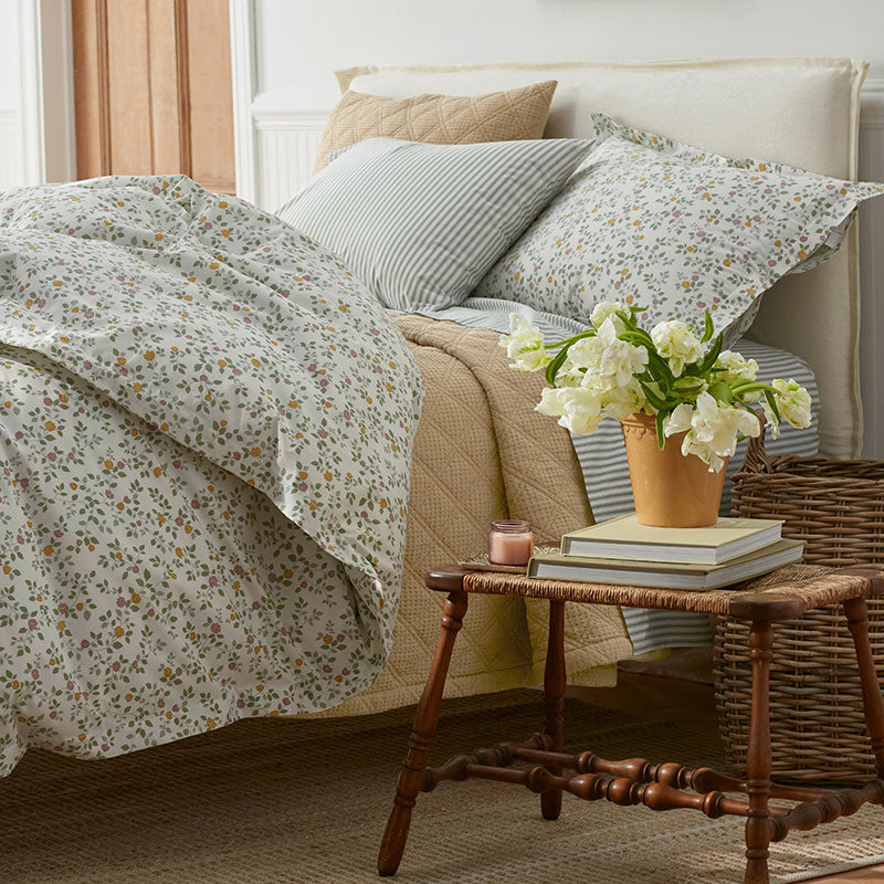 Lucenda Classic Cool Cotton Percale Duvet Cover Set