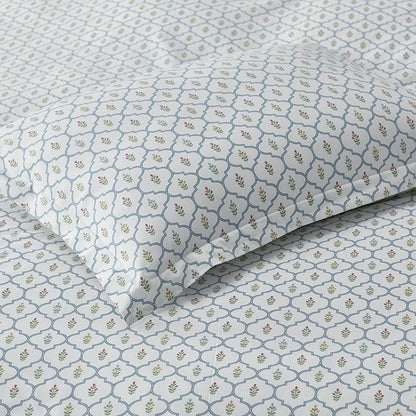Lucenda Classic Cool Cotton Percale Duvet Cover Set