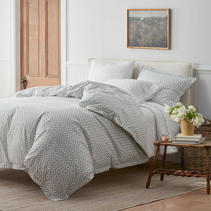 Lucenda Classic Cool Cotton Percale Bed Sheet Set