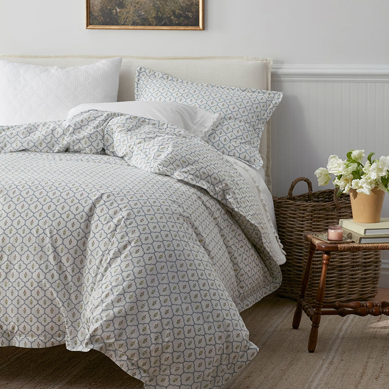 Lucenda Classic Cool Cotton Percale Bed Sheet Set
