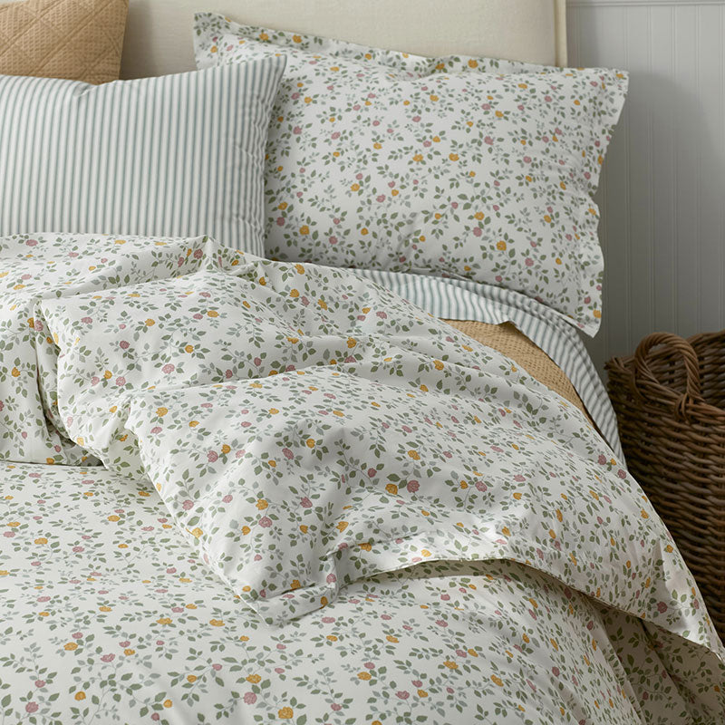 Lucenda Classic Cool Cotton Percale Bed Sheet Set