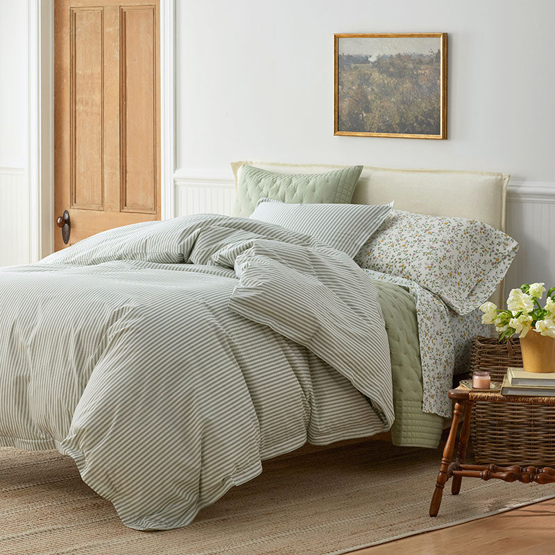 Lucenda Classic Cool Cotton Percale Bed Sheet Set