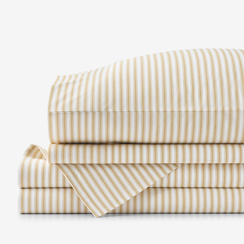 Lucenda Classic Cool Cotton Percale Bed Sheet Set