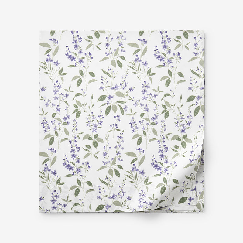 Garden Mist Classic Cool Cotton Percale Flat Bed Sheet
