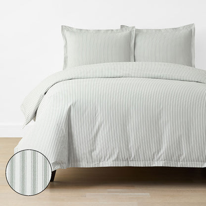 Lucenda Classic Cool Cotton Percale Duvet Cover Set