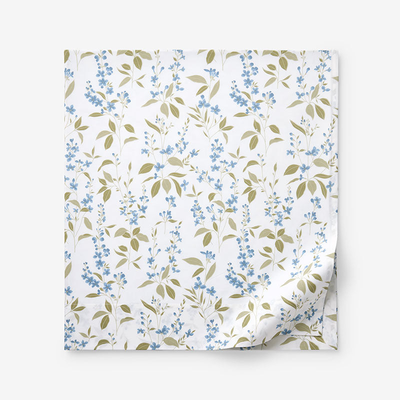 Garden Mist Classic Cool Cotton Percale Flat Bed Sheet