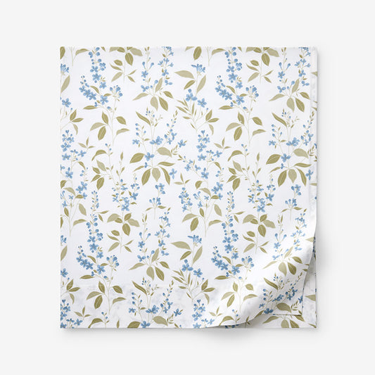 Garden Mist Classic Cool Cotton Percale Flat Bed Sheet