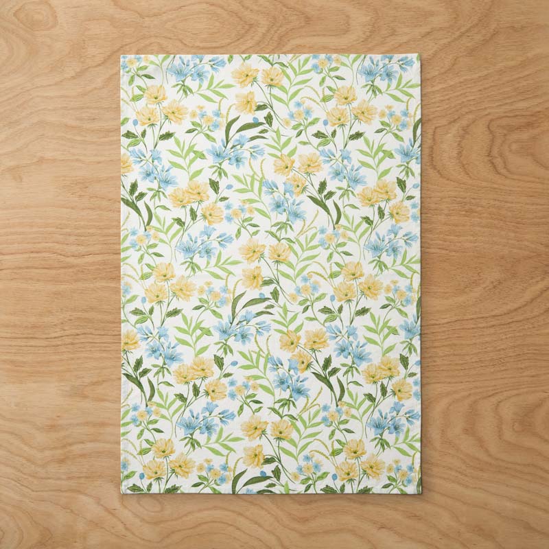 Garden Floral Cotton Tea Towels, Set of 2