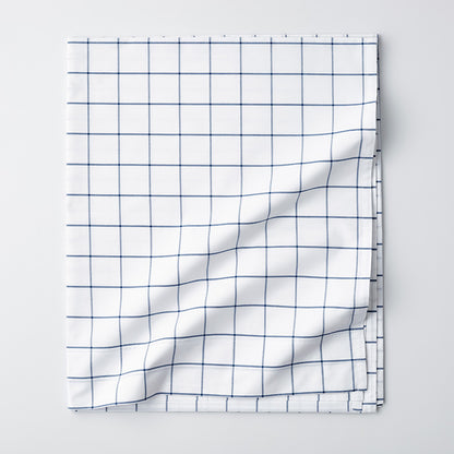 Tailored Stripes and Plaids Classic Cool Cotton Percale Flat Bed Sheet