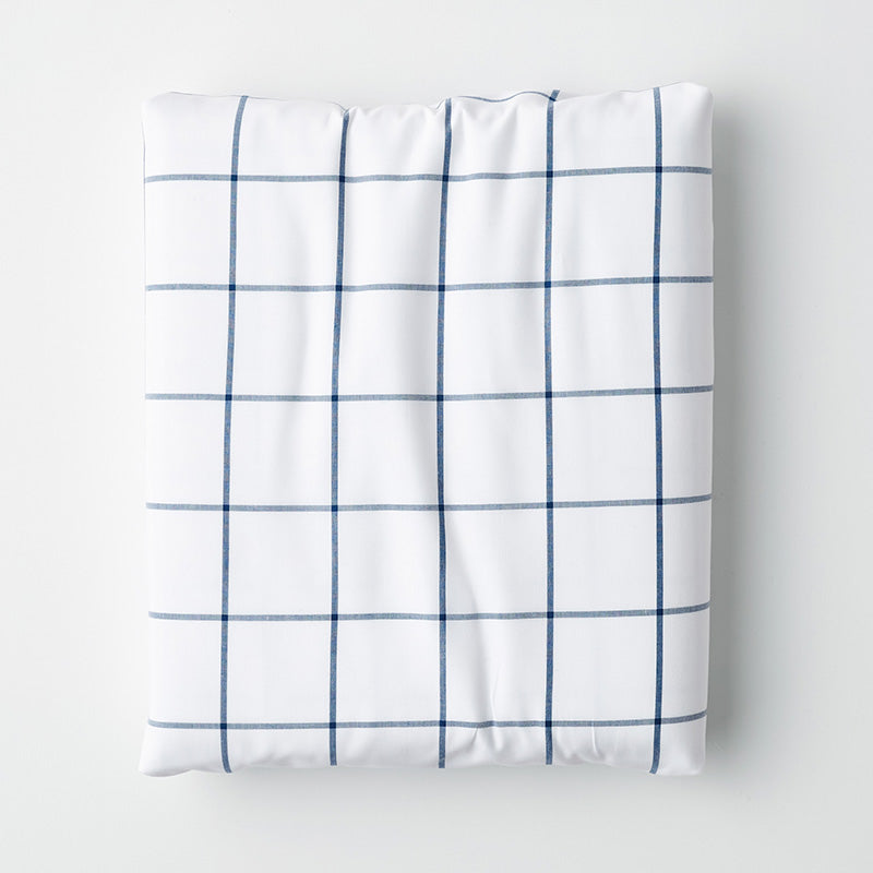 Tailored Stripes and Plaids Classic Cool Cotton Percale Fitted Bed Sheet