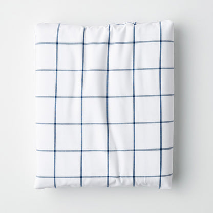 Tailored Stripes and Plaids Classic Cool Cotton Percale Fitted Bed Sheet