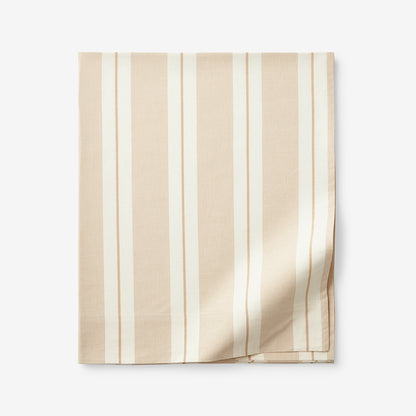 Tailored Stripes and Plaids Classic Cool Cotton Percale Flat Bed Sheet