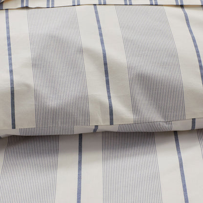 Tailored Stripes and Plaids Classic Cool Cotton Percale Flat Bed Sheet