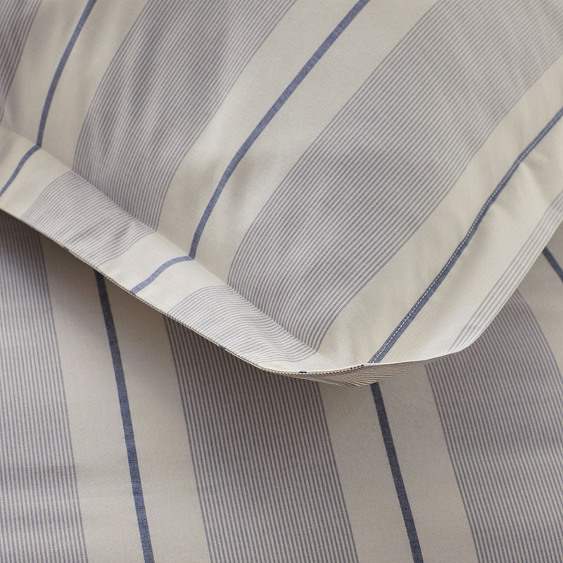 Tailored Stripes and Plaids Classic Cool Cotton Percale Sham