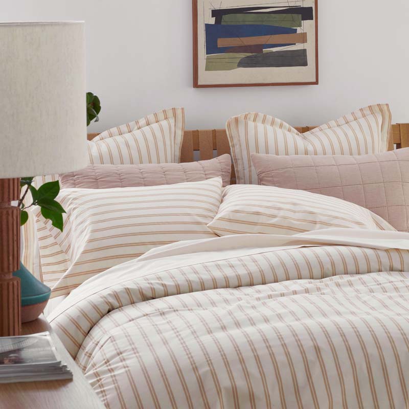 Tailored Stripes and Plaids Classic Cool Cotton Percale Sham