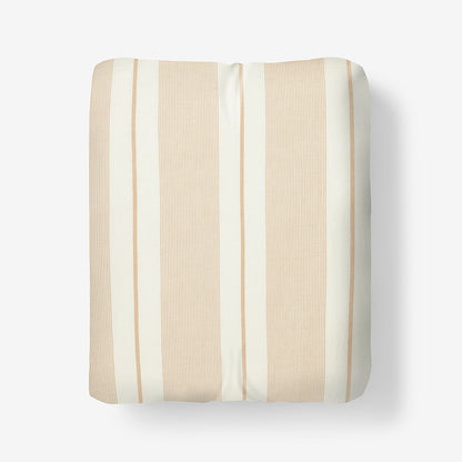 Tailored Stripes and Plaids Classic Cool Cotton Percale Fitted Bed Sheet