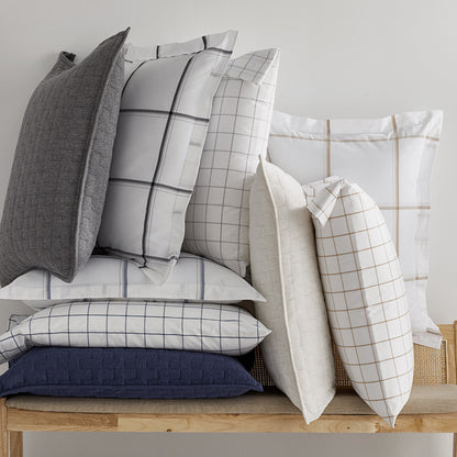 Tailored Stripes and Plaids Classic Cool Cotton Percale Flat Bed Sheet