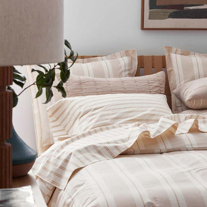 Tailored Stripes and Plaids Classic Cool Cotton Percale Pillowcase Set