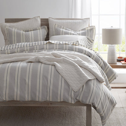 Tailored Stripes and Plaids Classic Cool Cotton Percale Sham