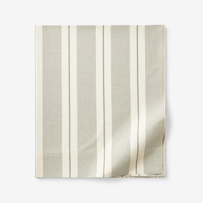 Tailored Stripes and Plaids Classic Cool Cotton Percale Flat Bed Sheet