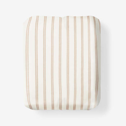 Tailored Stripes and Plaids Classic Cool Cotton Percale Fitted Bed Sheet
