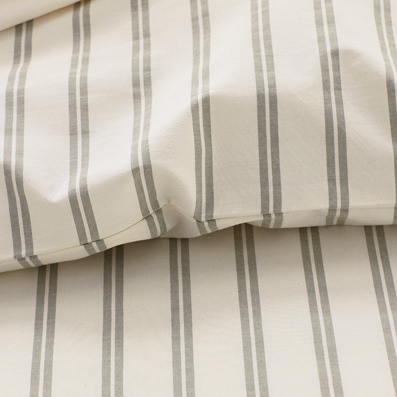 Tailored Stripes and Plaids Classic Cool Cotton Percale Flat Bed Sheet