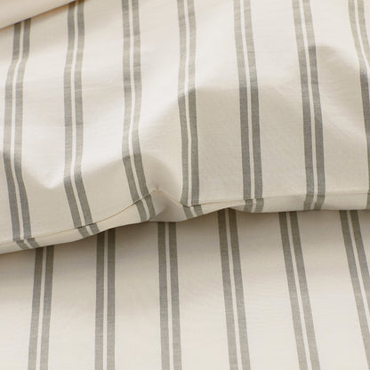 Tailored Stripes and Plaids Classic Cool Cotton Percale Flat Bed Sheet