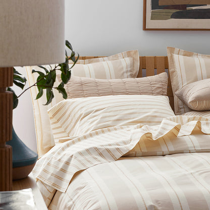 Tailored Stripes and Plaids Classic Cool Cotton Percale Flat Bed Sheet