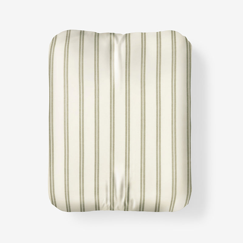 Tailored Stripes and Plaids Classic Cool Cotton Percale Fitted Bed Sheet