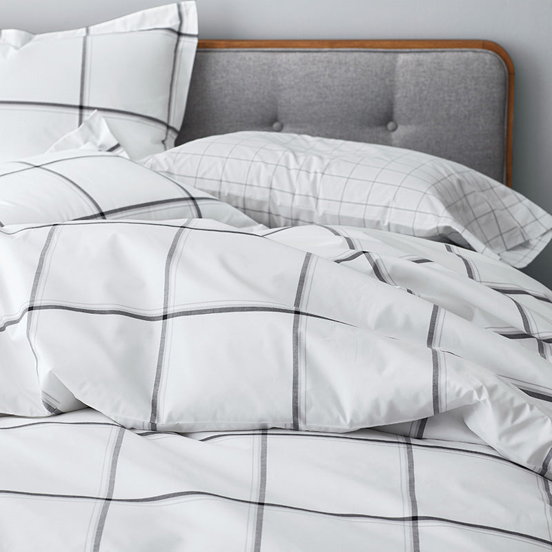 Tailored Stripes and Plaids Classic Cool Cotton Percale Sham