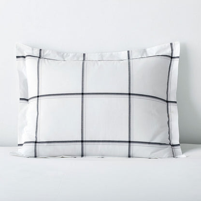 Tailored Stripes and Plaids Classic Cool Cotton Percale Sham
