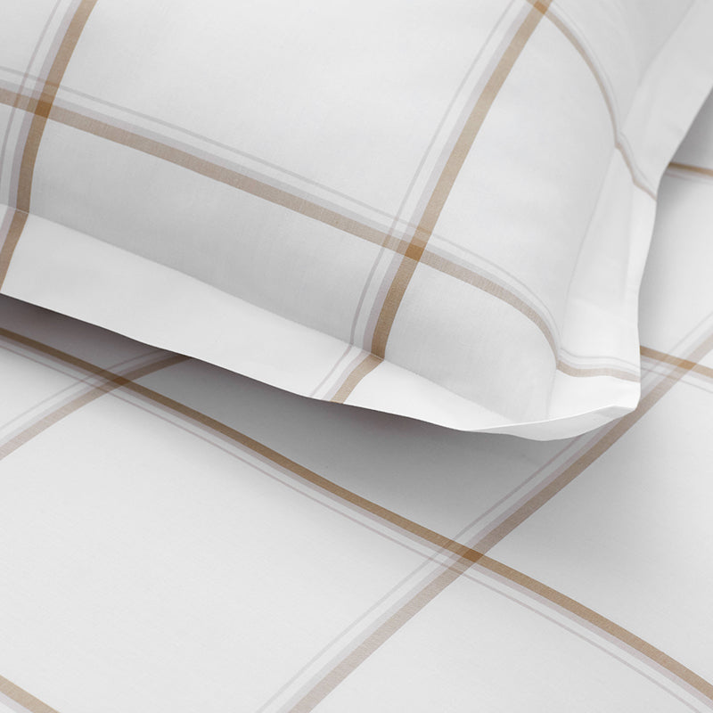 Tailored Stripes and Plaids Classic Cool Cotton Percale Sham