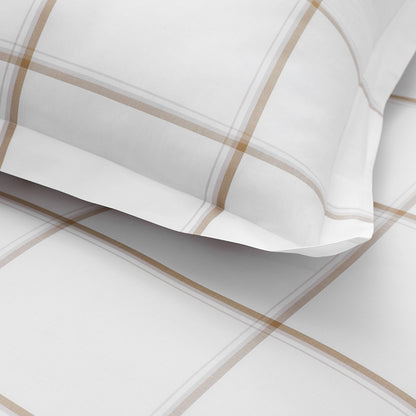 Tailored Stripes and Plaids Classic Cool Cotton Percale Sham