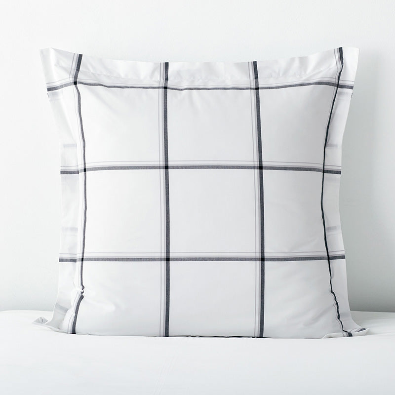 Tailored Stripes and Plaids Classic Cool Cotton Percale Sham