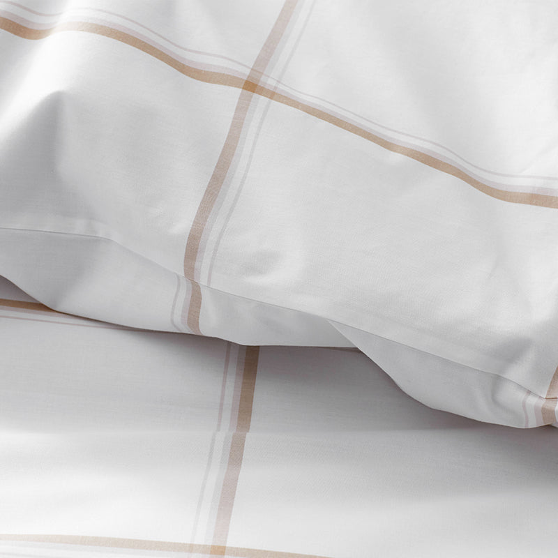 Tailored Stripes and Plaids Classic Cool Cotton Percale Sham