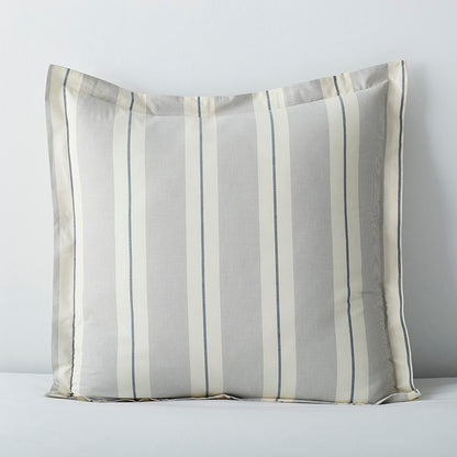 Tailored Stripes and Plaids Classic Cool Cotton Percale Sham