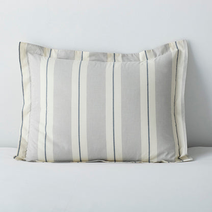 Tailored Stripes and Plaids Classic Cool Cotton Percale Sham