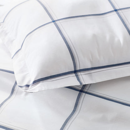 Tailored Stripes and Plaids Classic Cool Cotton Percale Sham