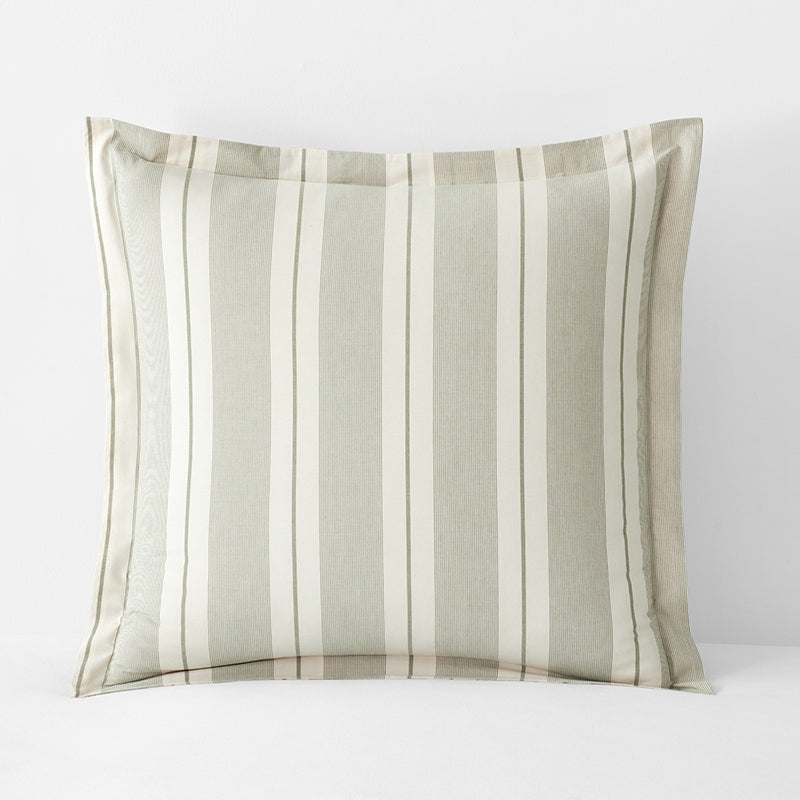 Tailored Stripes and Plaids Classic Cool Cotton Percale Sham