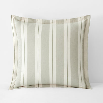 Tailored Stripes and Plaids Classic Cool Cotton Percale Sham