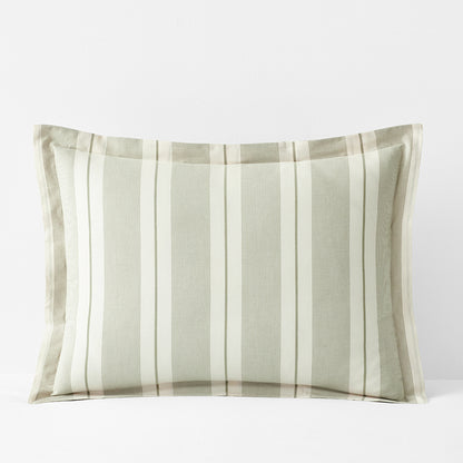 Tailored Stripes and Plaids Classic Cool Cotton Percale Sham