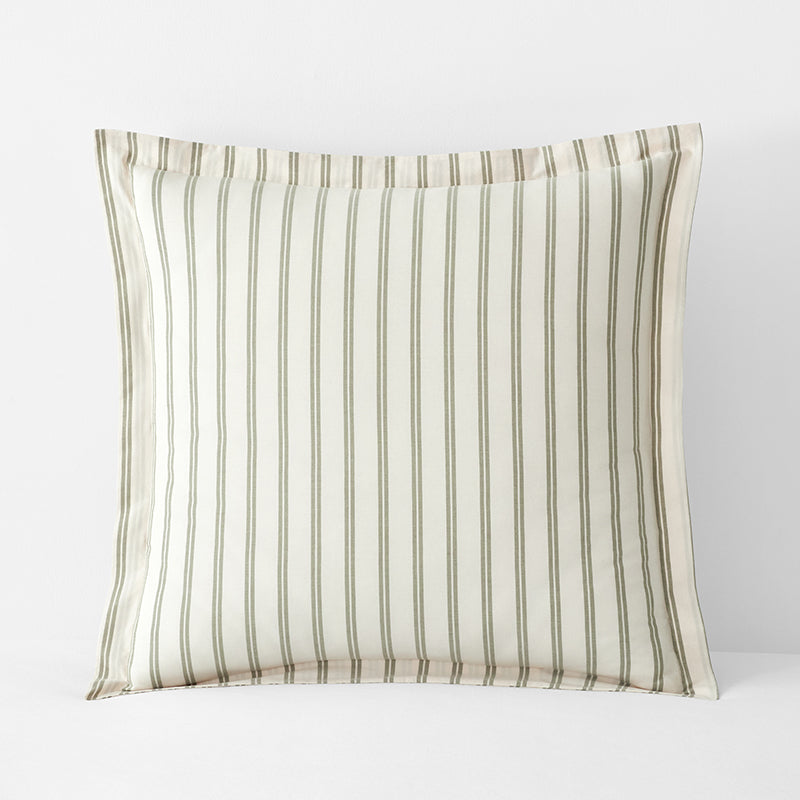 Tailored Stripes and Plaids Classic Cool Cotton Percale Sham