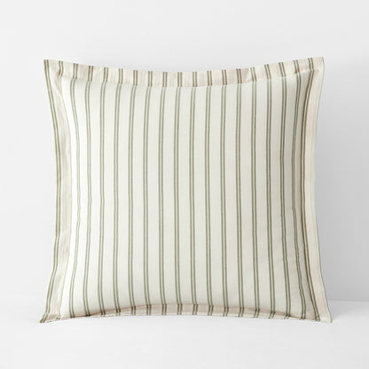 Tailored Stripes and Plaids Classic Cool Cotton Percale Sham