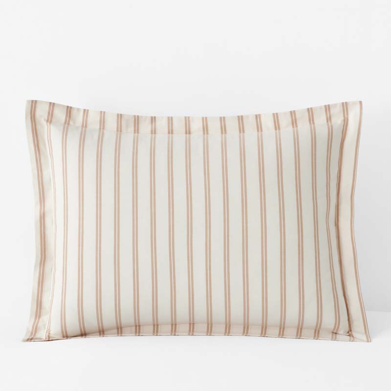 Tailored Stripes and Plaids Classic Cool Cotton Percale Sham